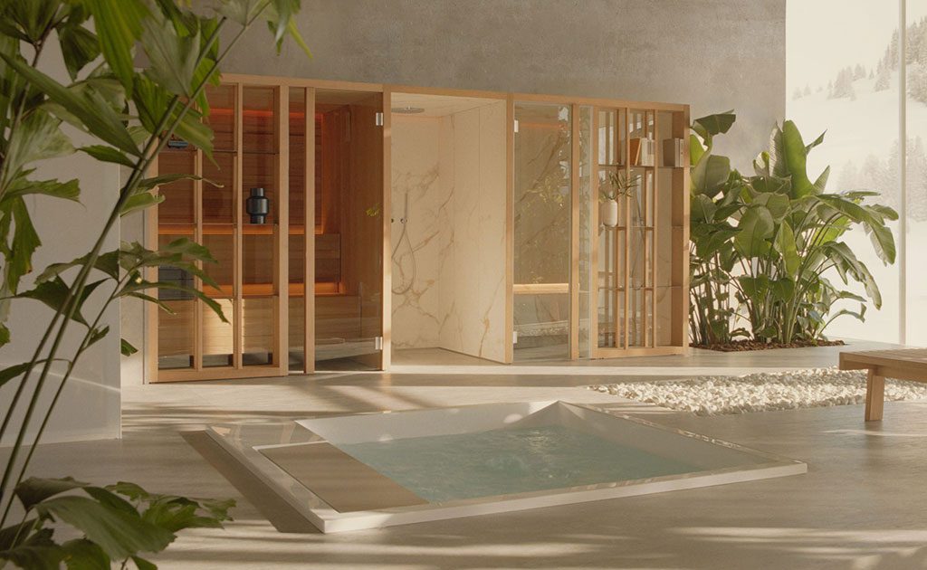 Sistema combinado Vapor Sauna Hammam Yoku Spa by effe